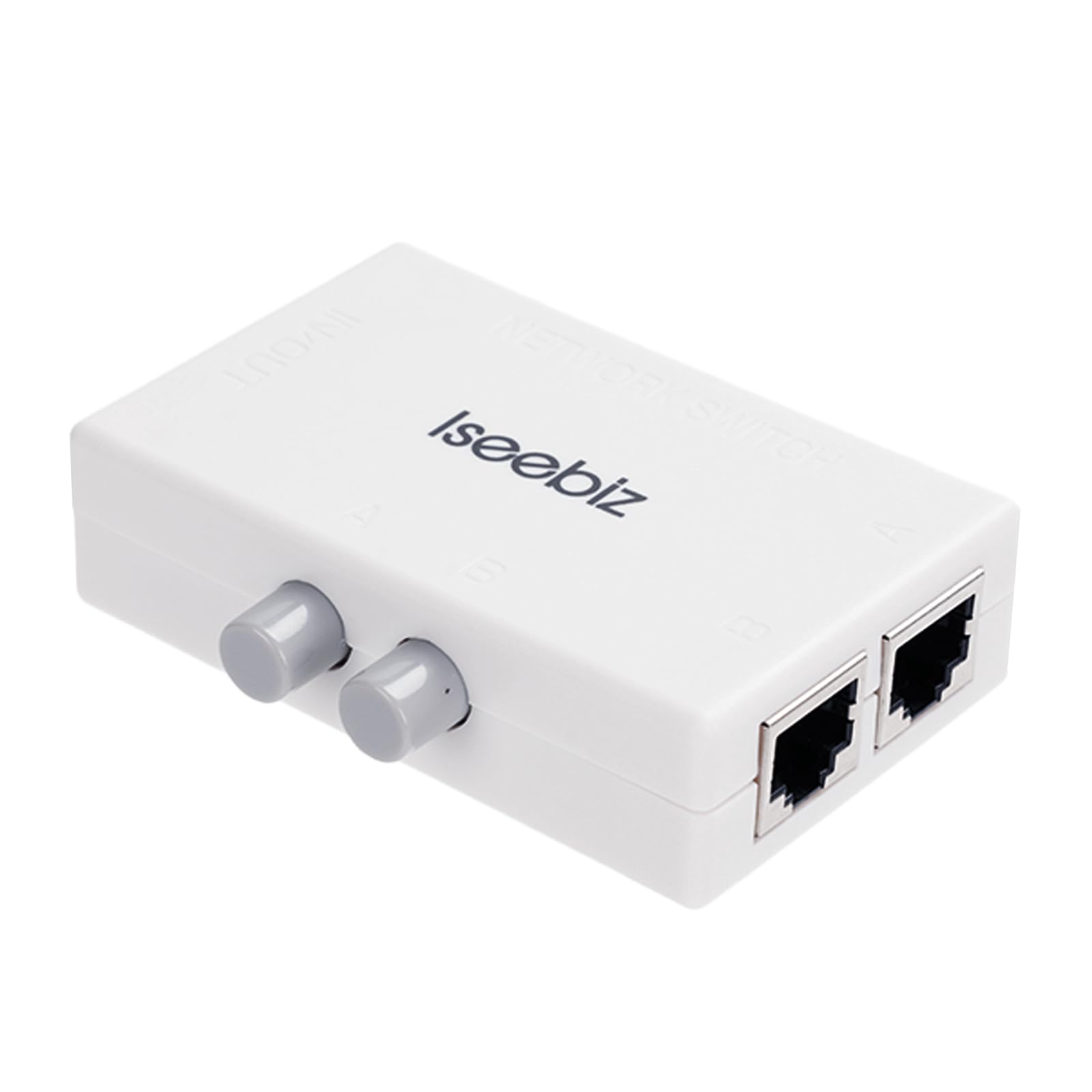 Amazon.co.jp: Iseebiz LAN 切替器 2回路 1入力2出力 / 2入力1出力